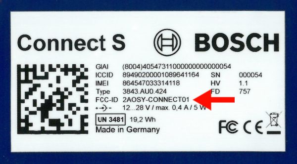 bosch fcc id example