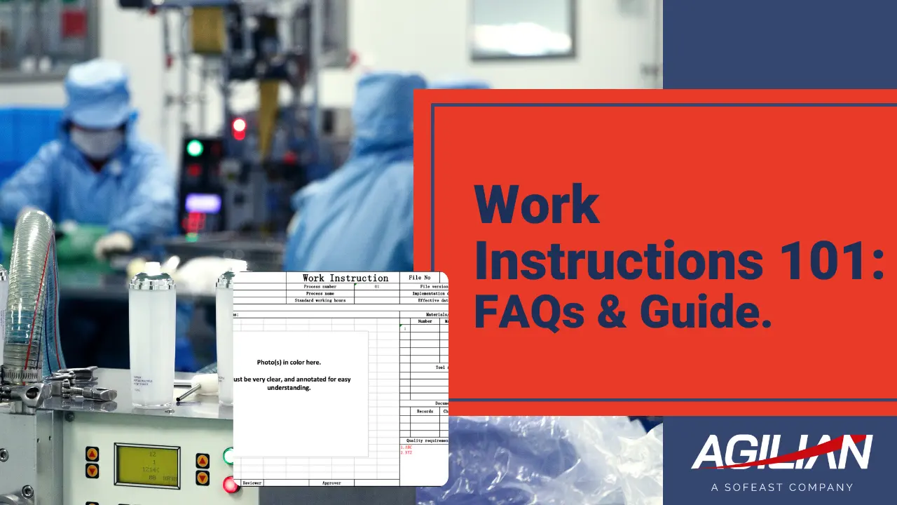 Work Instructions 101 [FAQs]