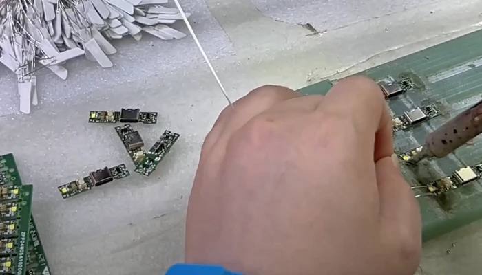 jig level 1 with components on it