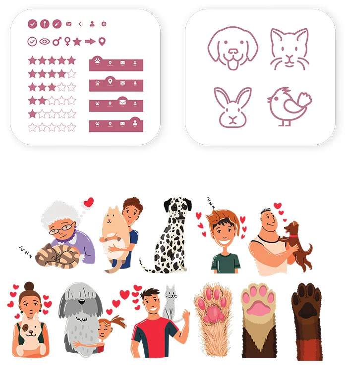 UI-Kit---Icons-and-Illustrations---Pet-Tracker