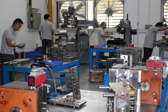working in the tooling workshop