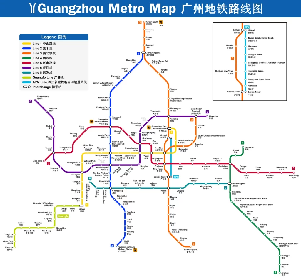 gz metro map