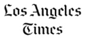 los angeles times logo grayscale 1